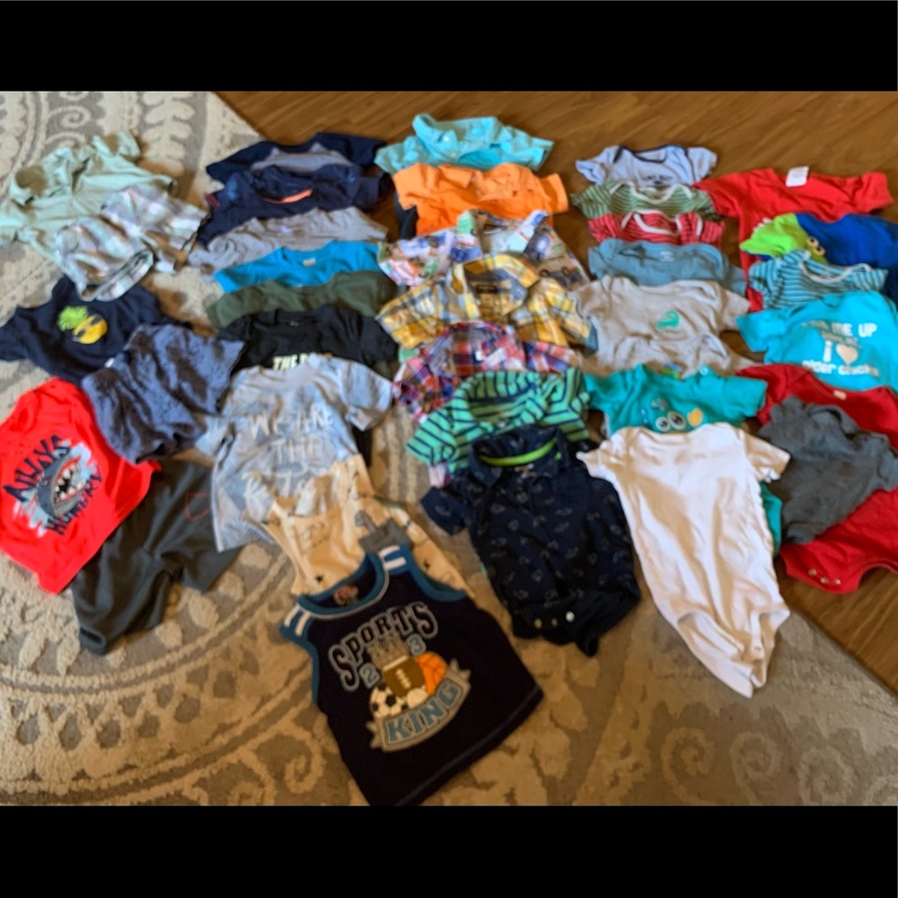 Lot of Summer 18 months boys clothes.